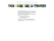 Tablet Screenshot of cleanandcare.de